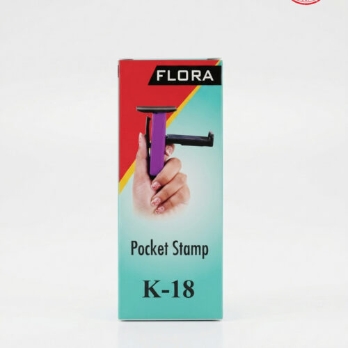 Flora K18 Pocket Stamp – Portable Self Inking Rubber Stamp Flora K18 Pocket Stamp – Portable Self Inking Rubber Stamp